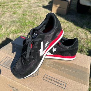 Converse ALL STAR Thunderbolt 84 OX Black, White, Red Women's 8 159764C